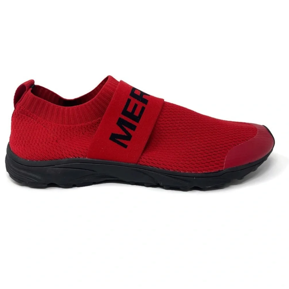 Merrell Red Slip-On Sneakers Men’s 11.5 | Lightweight Comfort Walking Shoes | NW